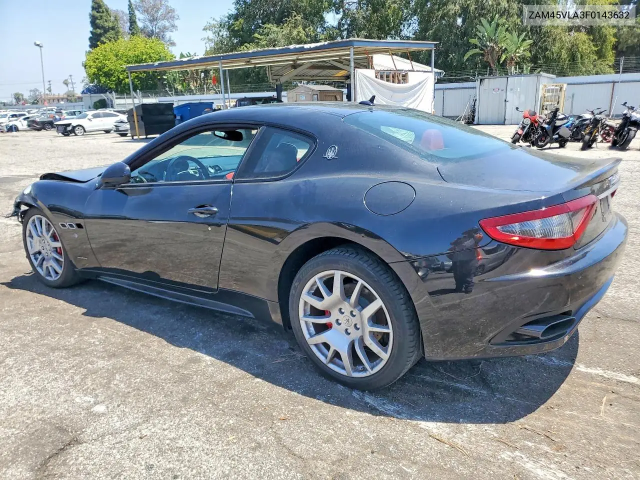 2015 Maserati Granturismo S VIN: ZAM45VLA3F0143632 Lot: 56474396