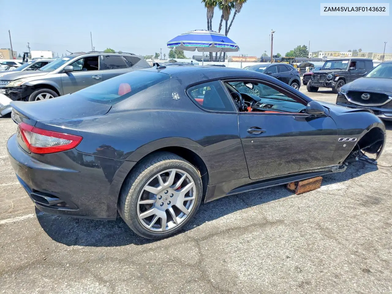 2015 Maserati Granturismo S VIN: ZAM45VLA3F0143632 Lot: 56474396