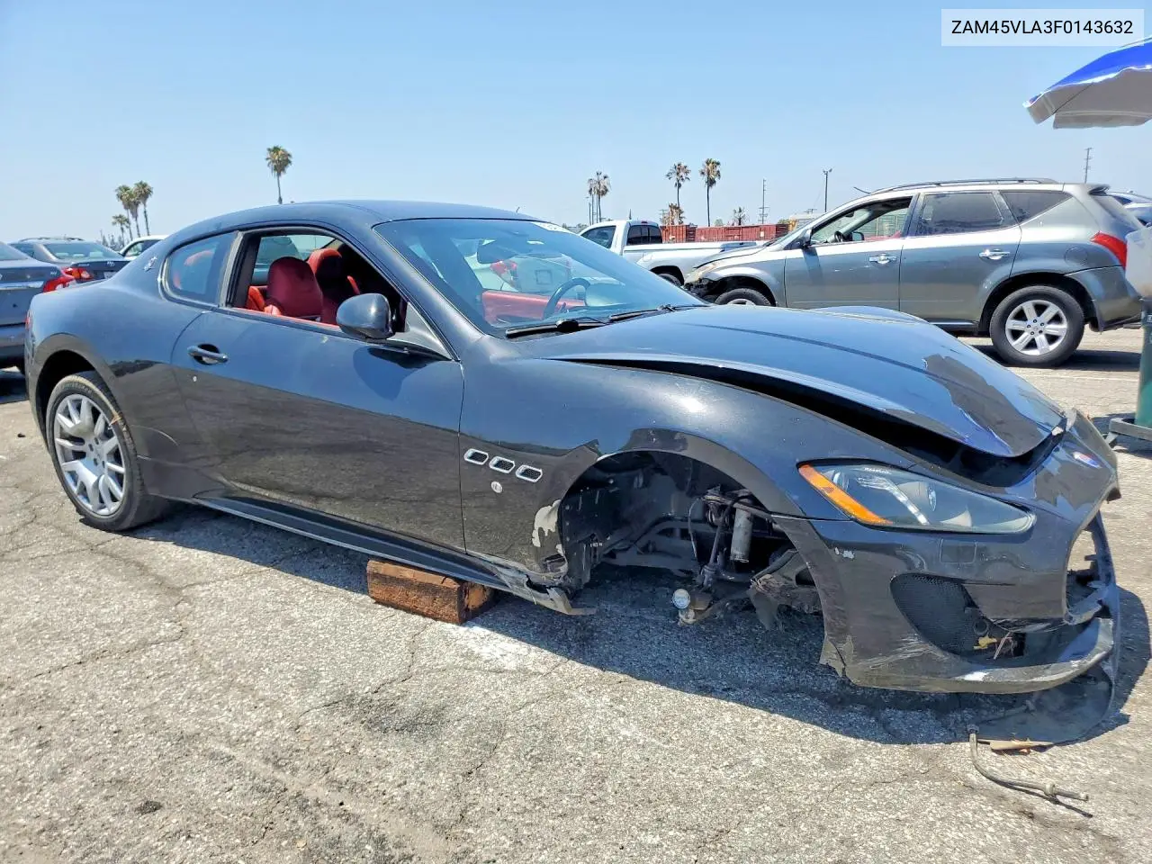 2015 Maserati Granturismo S VIN: ZAM45VLA3F0143632 Lot: 56474396