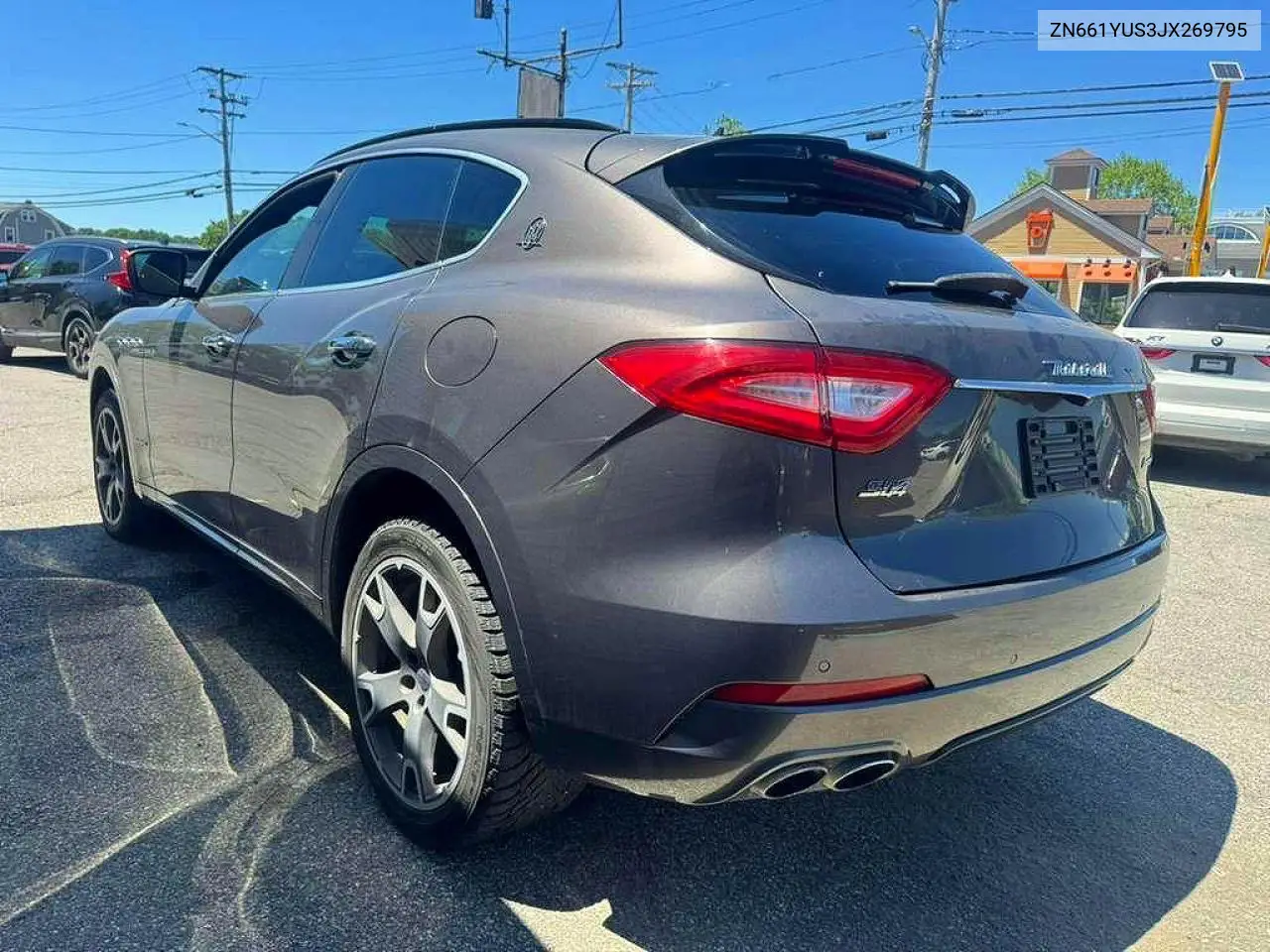 2018 Maserati Levante S Sport VIN: ZN661YUS3JX269795 Lot: 62120786