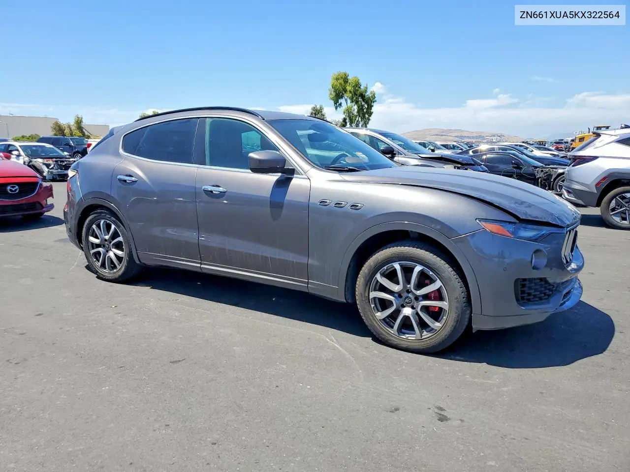 2019 Maserati Levante VIN: ZN661XUA5KX322564 Lot: 56481856