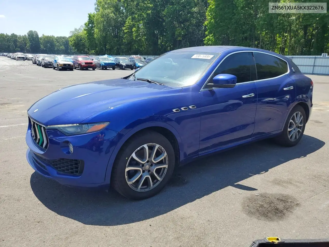 2019 Maserati Levante VIN: ZN661XUA5KX322676 Lot: 59675886