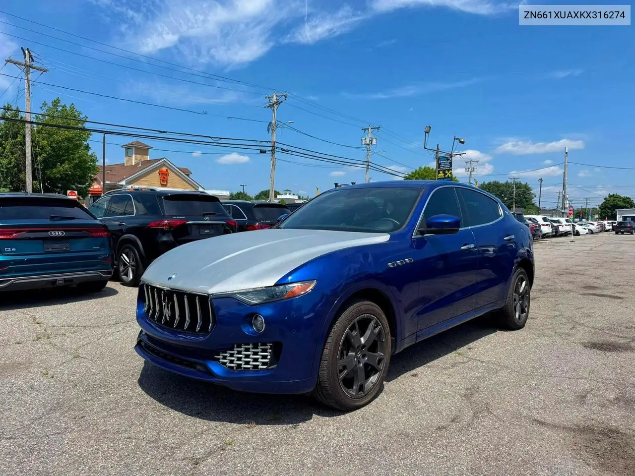 2019 Maserati Levante VIN: ZN661XUAXKX316274 Lot: 60152046