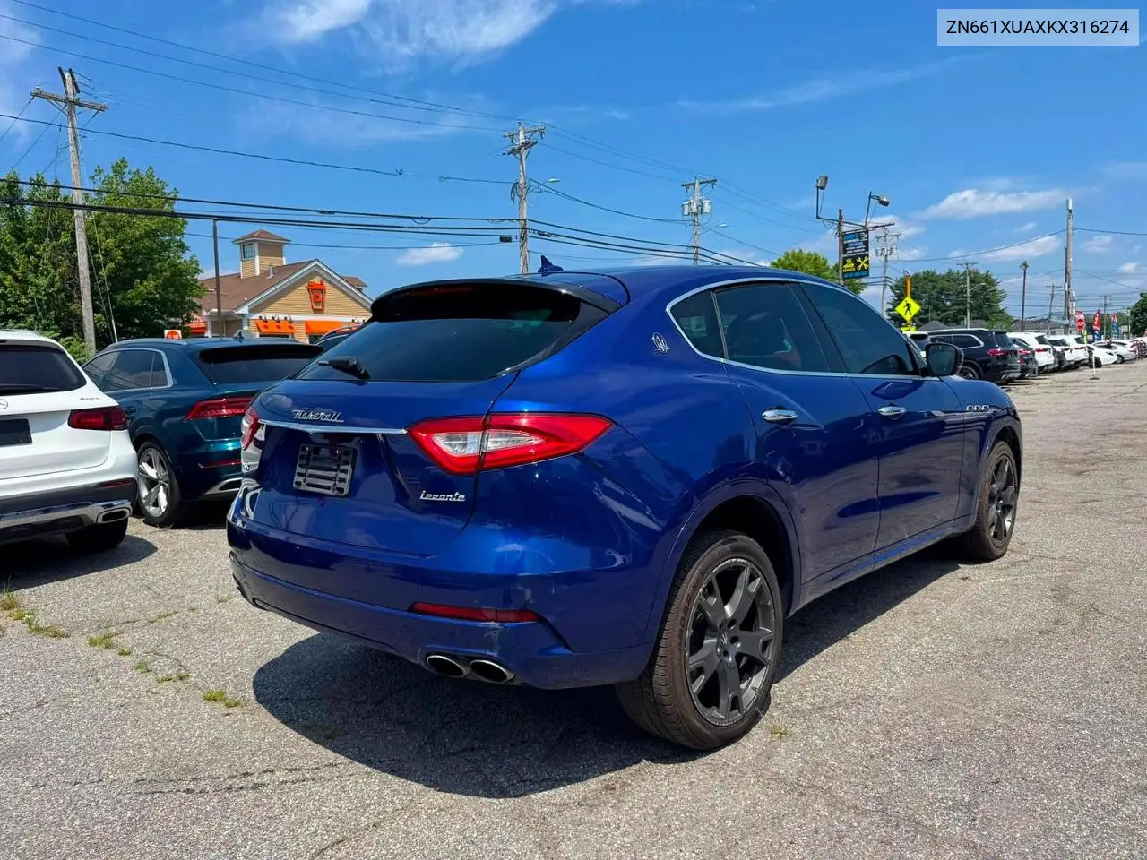 2019 Maserati Levante VIN: ZN661XUAXKX316274 Lot: 60152046