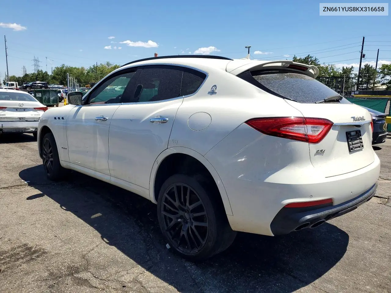 ZN661YUS8KX316658 2019 Maserati Levante S Sport
