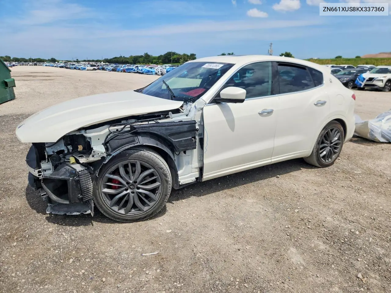 2019 Maserati Levante Sport VIN: ZN661XUS8KX337360 Lot: 73341265