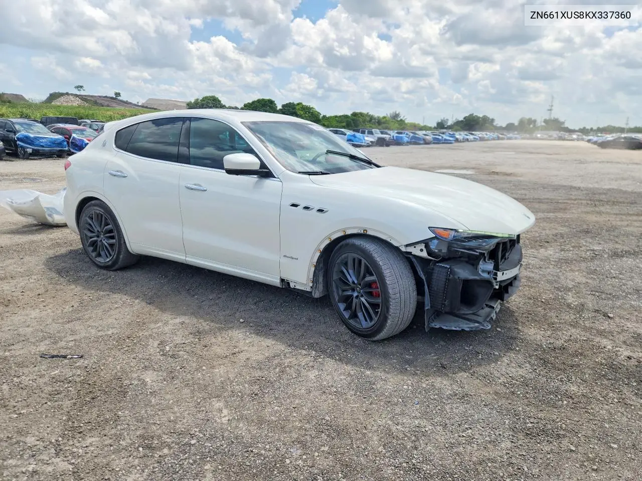 2019 Maserati Levante Sport VIN: ZN661XUS8KX337360 Lot: 73341265