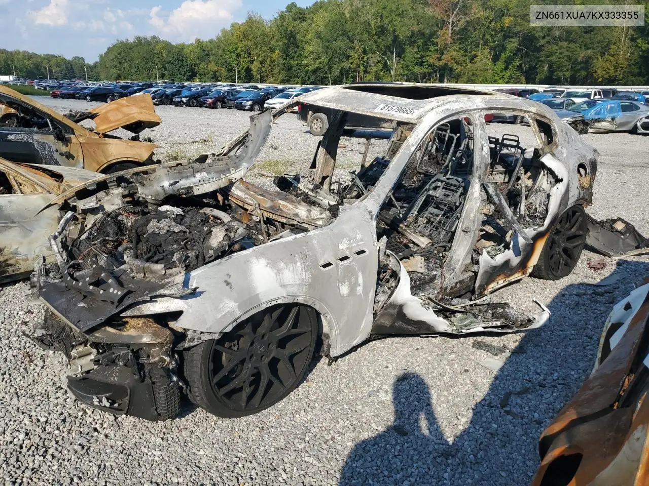 2019 Maserati Levante VIN: ZN661XUA7KX333355 Lot: 81579665