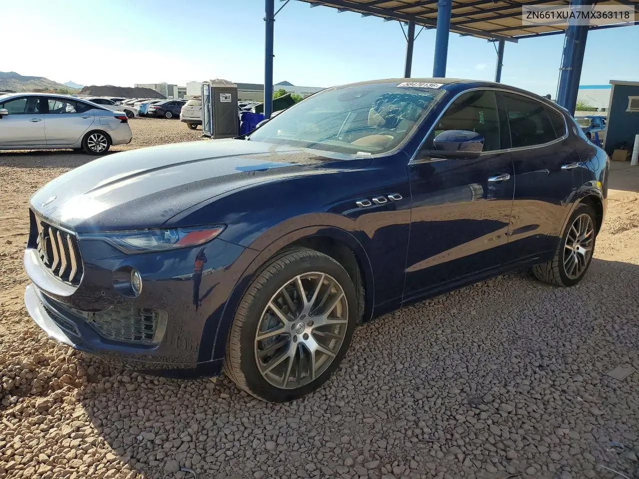 2021 Maserati Levante VIN: ZN661XUA7MX363118 Lot: 58470136