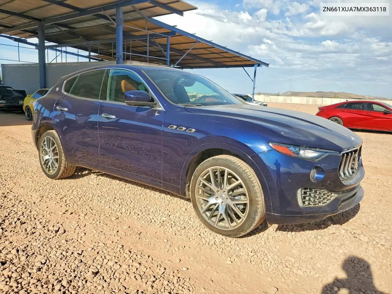 2021 Maserati Levante VIN: ZN661XUA7MX363118 Lot: 58470136