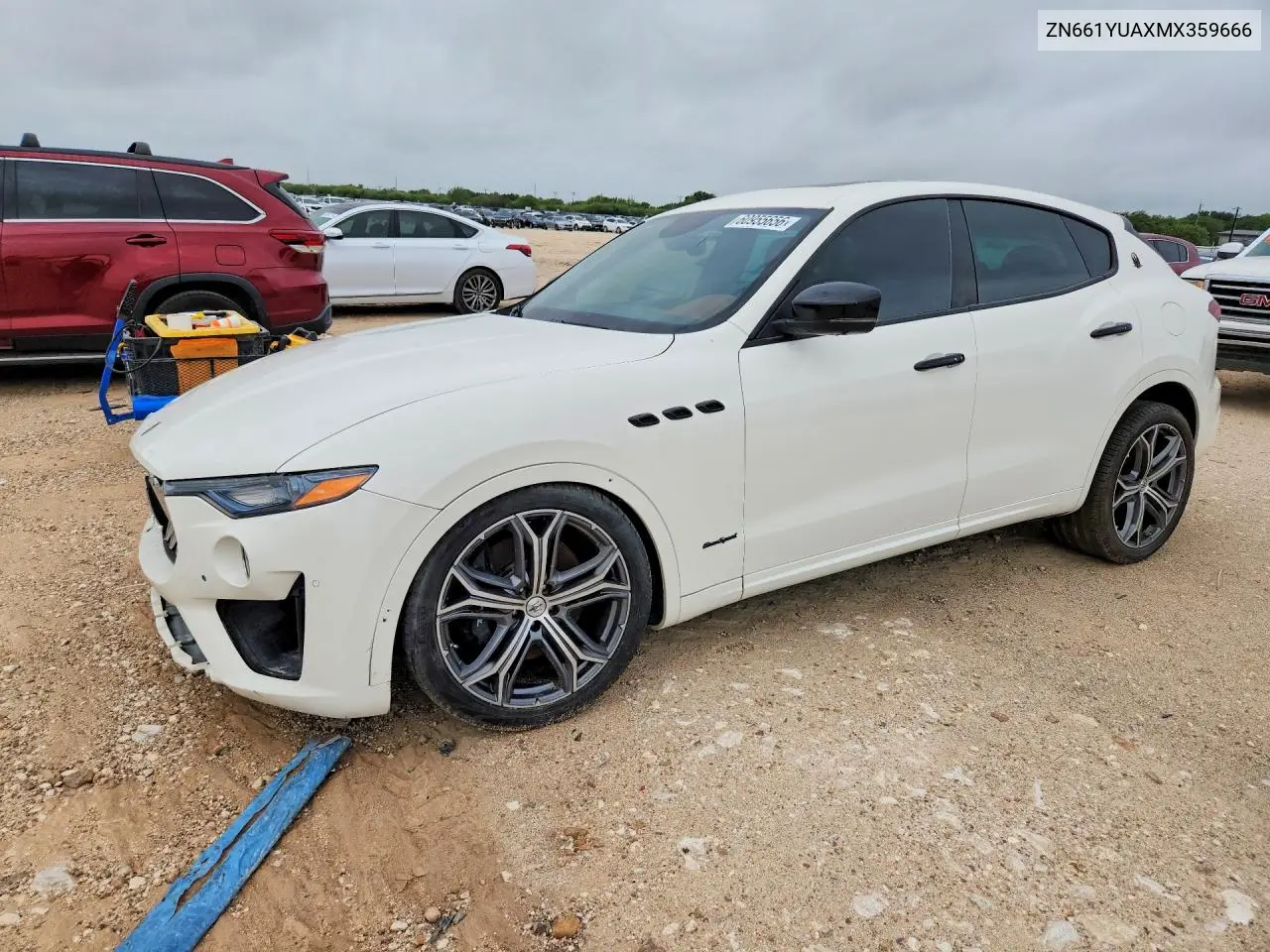 2021 Maserati Levante S VIN: ZN661YUAXMX359666 Lot: 60955656