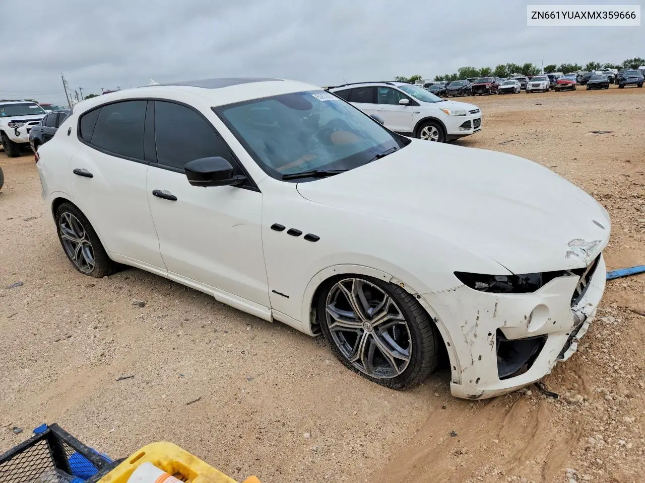 2021 Maserati Levante S VIN: ZN661YUAXMX359666 Lot: 60955656