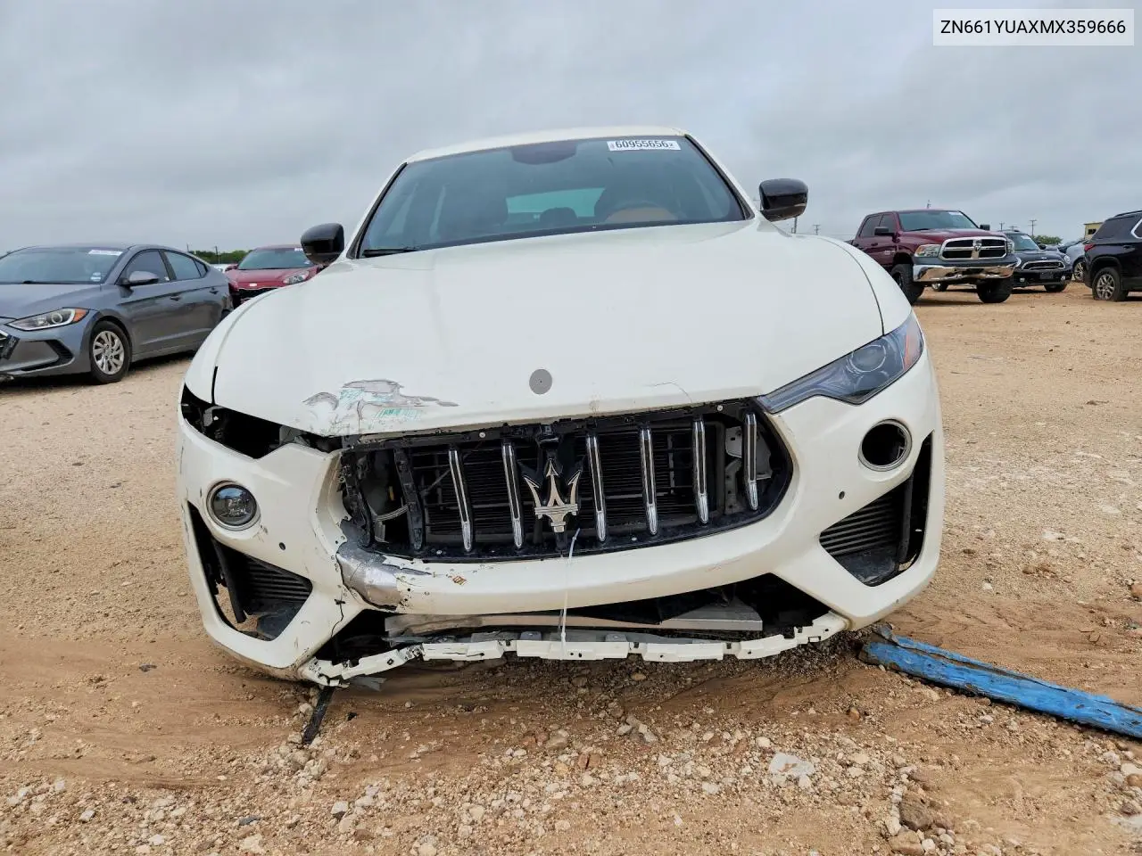 2021 Maserati Levante S VIN: ZN661YUAXMX359666 Lot: 60955656