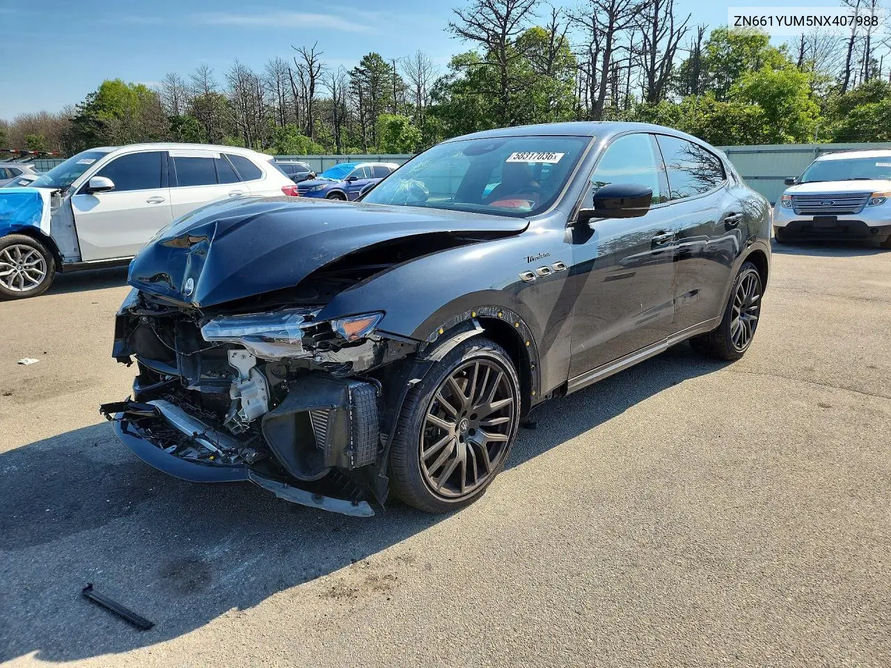 2022 Maserati Levante Modena VIN: ZN661YUM5NX407988 Lot: 58317036