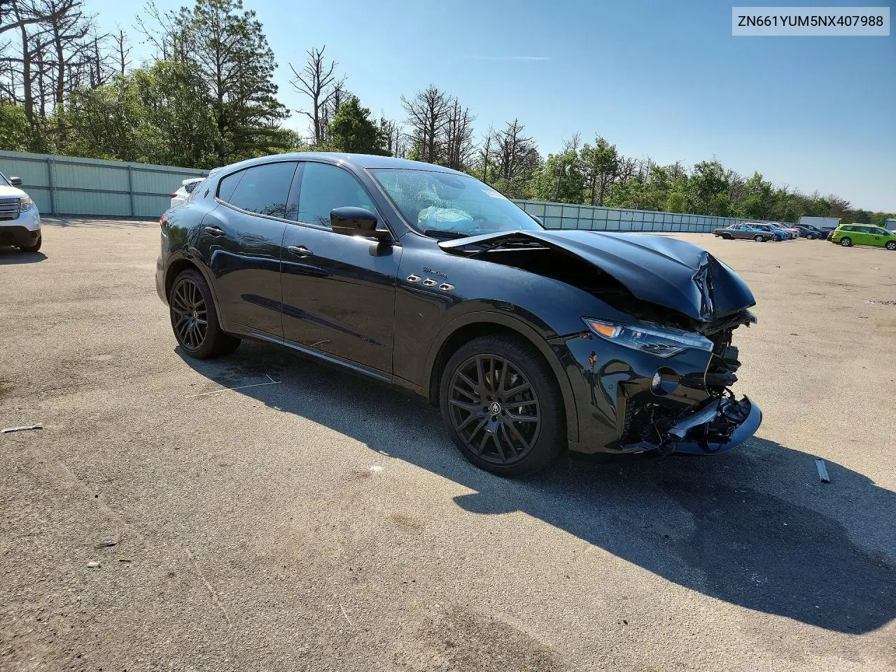 2022 Maserati Levante Modena VIN: ZN661YUM5NX407988 Lot: 58317036