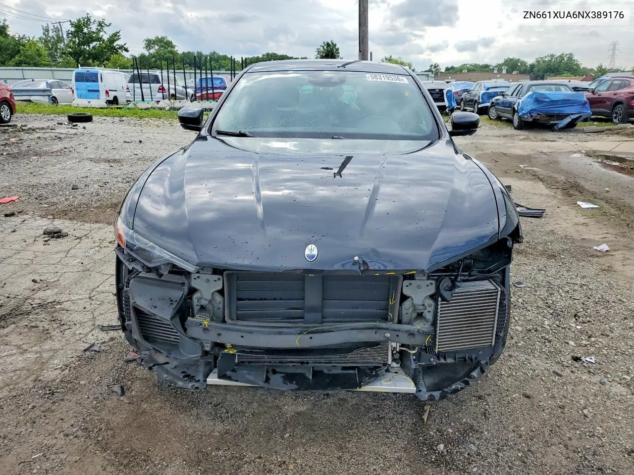 2022 Maserati Levante Base VIN: ZN661XUA6NX389176 Lot: 58319536
