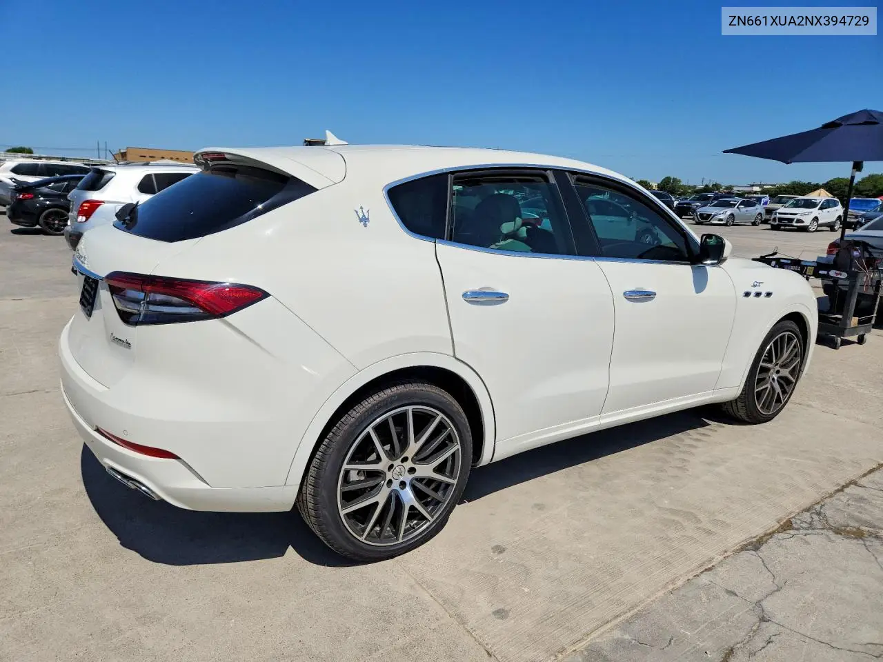 2022 Maserati Levante Base VIN: ZN661XUA2NX394729 Lot: 60033346
