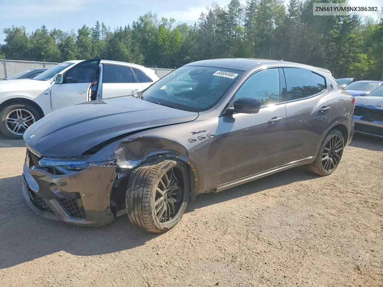 2022 Maserati Levante Modena VIN: ZN661YUM5NX386382 Lot: 60684986
