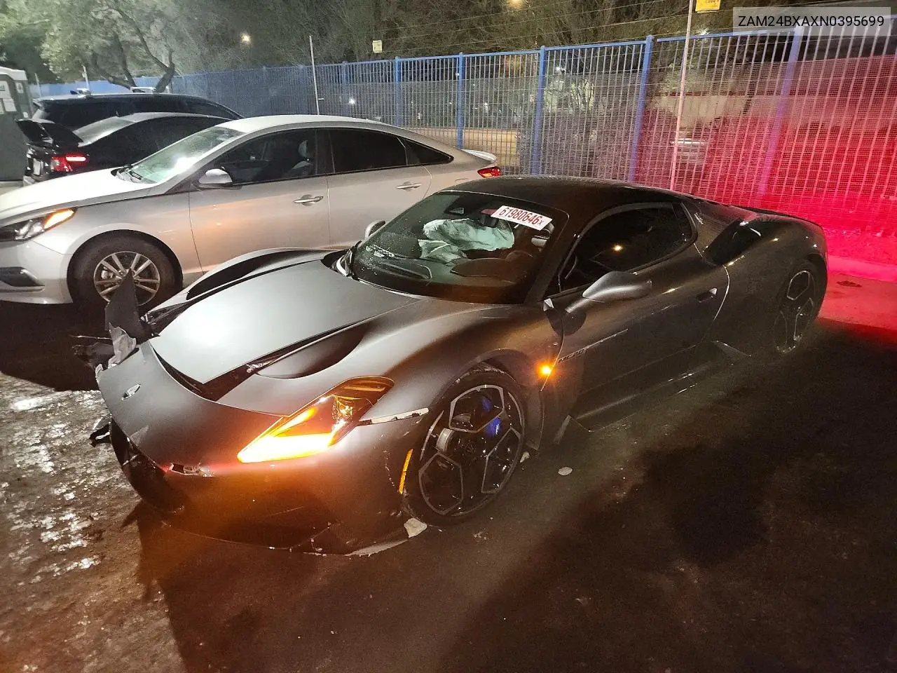 2022 Maserati Mc20 VIN: ZAM24BXAXN0395699 Lot: 61980646