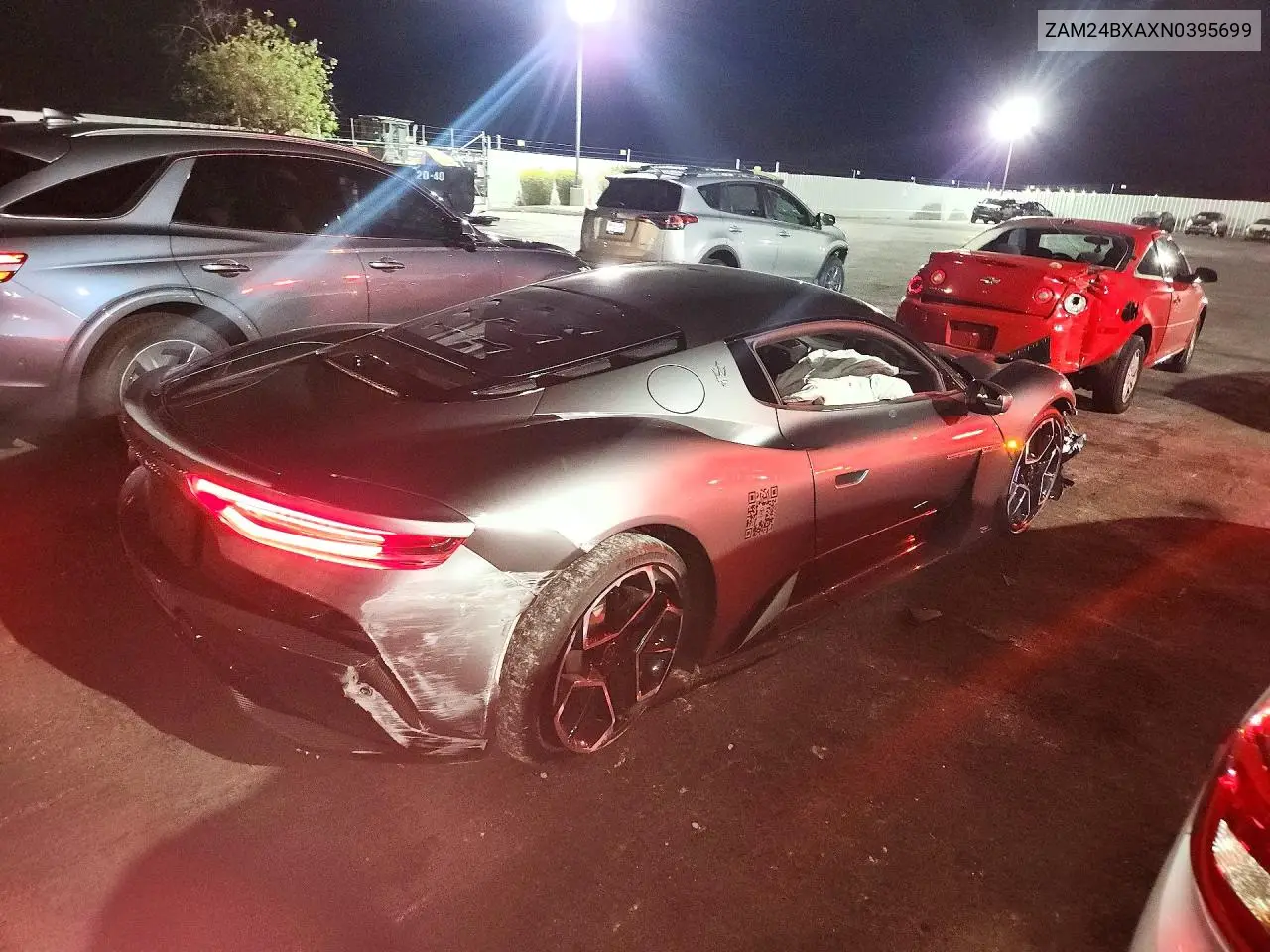 2022 Maserati Mc20 VIN: ZAM24BXAXN0395699 Lot: 61980646