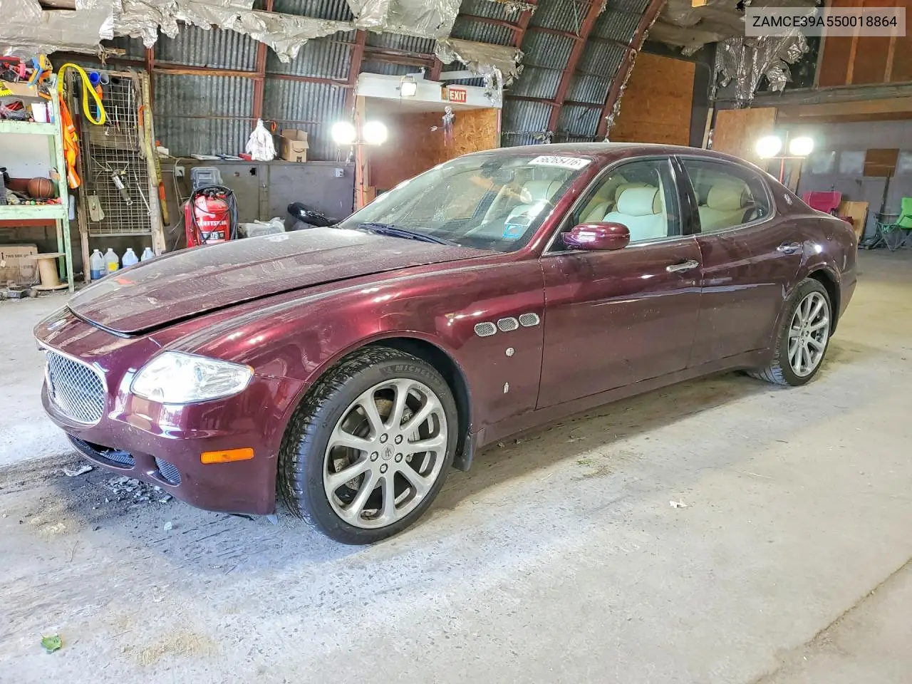 2005 Maserati Quattroporte M139 VIN: ZAMCE39A550018864 Lot: 56265416