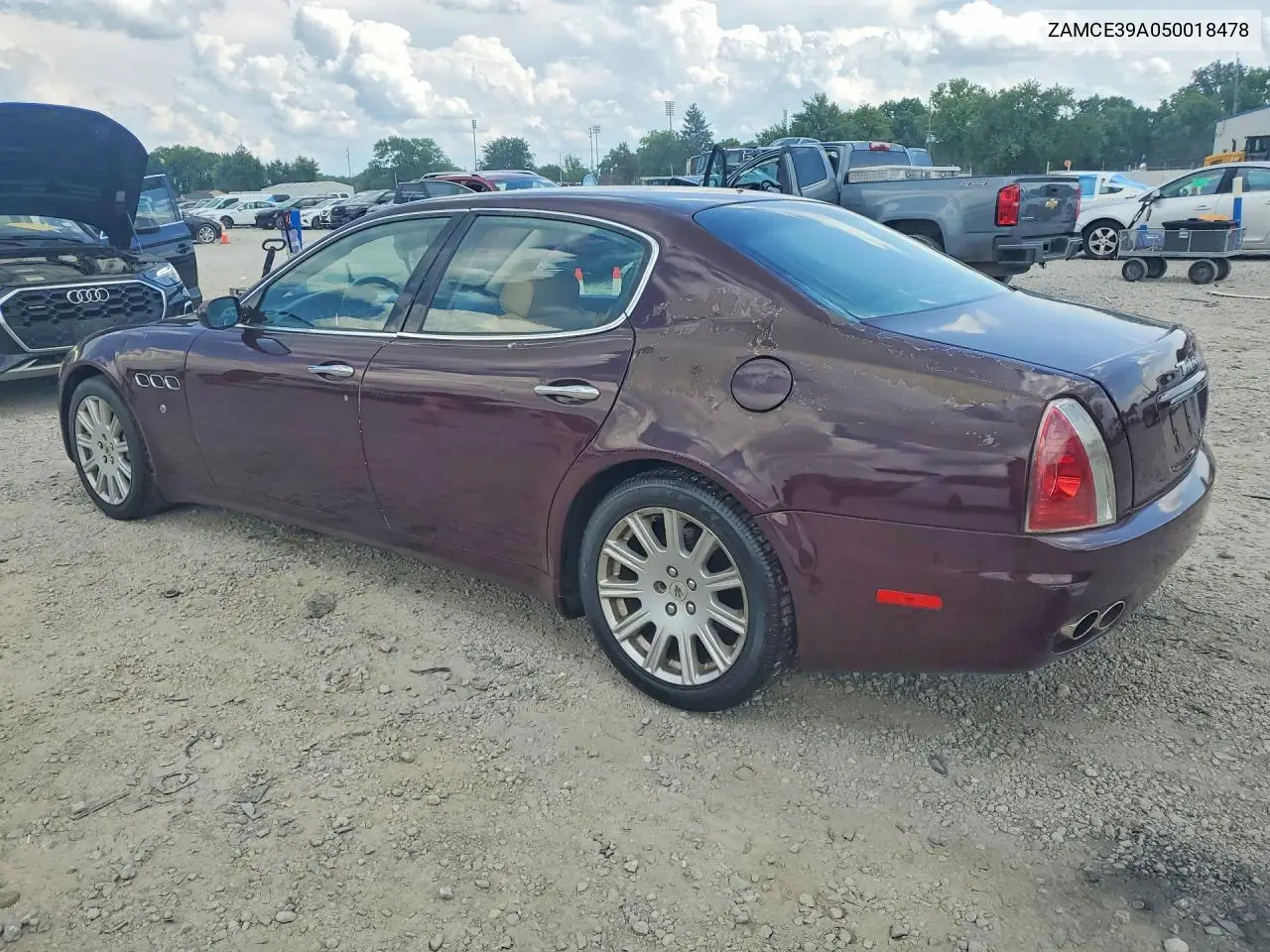 2005 Maserati Quattroporte M139 VIN: ZAMCE39A050018478 Lot: 59851526