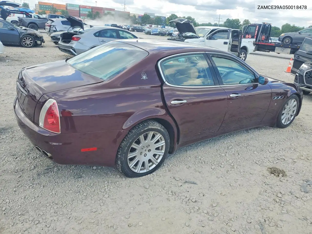 2005 Maserati Quattroporte M139 VIN: ZAMCE39A050018478 Lot: 59851526