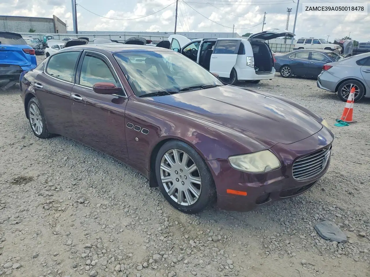 2005 Maserati Quattroporte M139 VIN: ZAMCE39A050018478 Lot: 59851526
