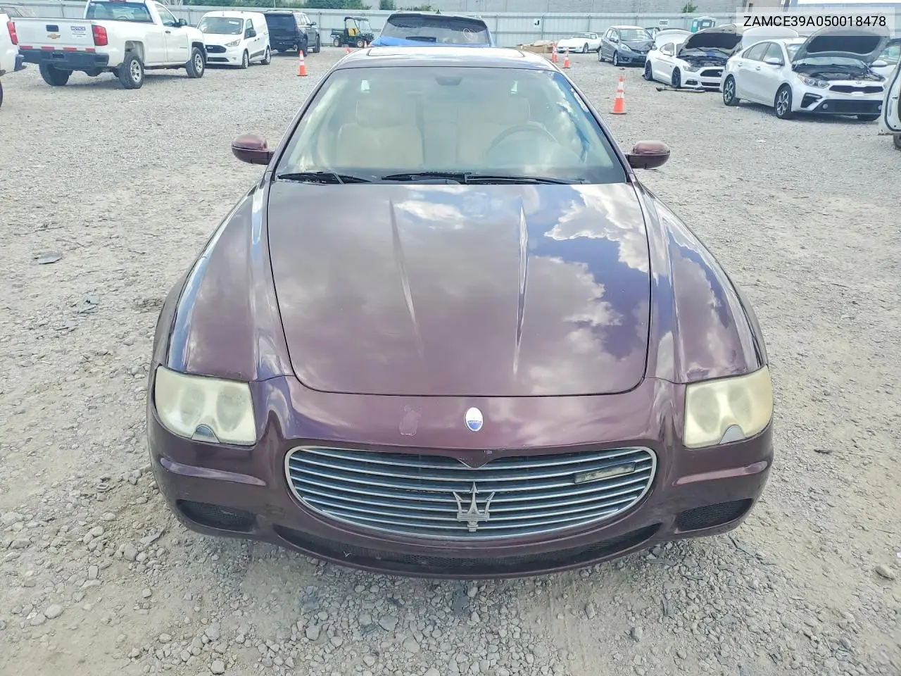 2005 Maserati Quattroporte M139 VIN: ZAMCE39A050018478 Lot: 59851526