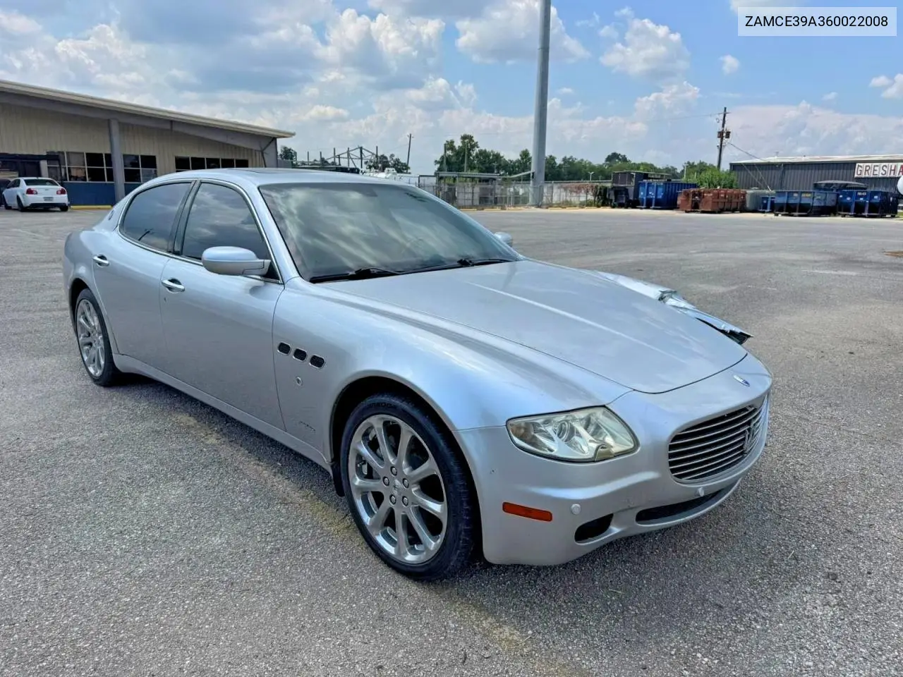 2006 Maserati Quattroporte M139 VIN: ZAMCE39A360022008 Lot: 59331216
