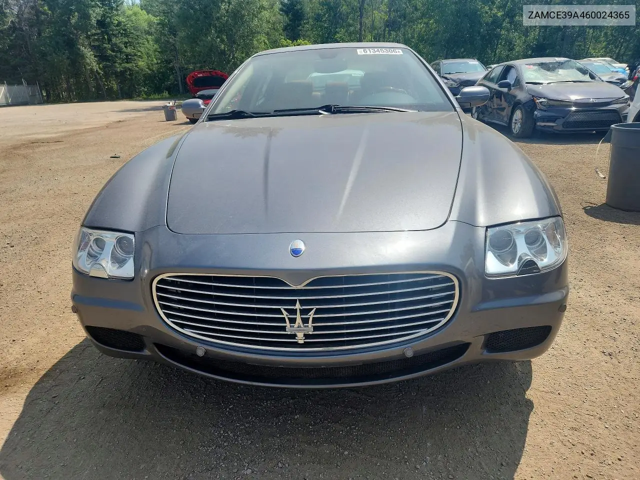 2006 Maserati Quattroporte M139 VIN: ZAMCE39A460024365 Lot: 61345306