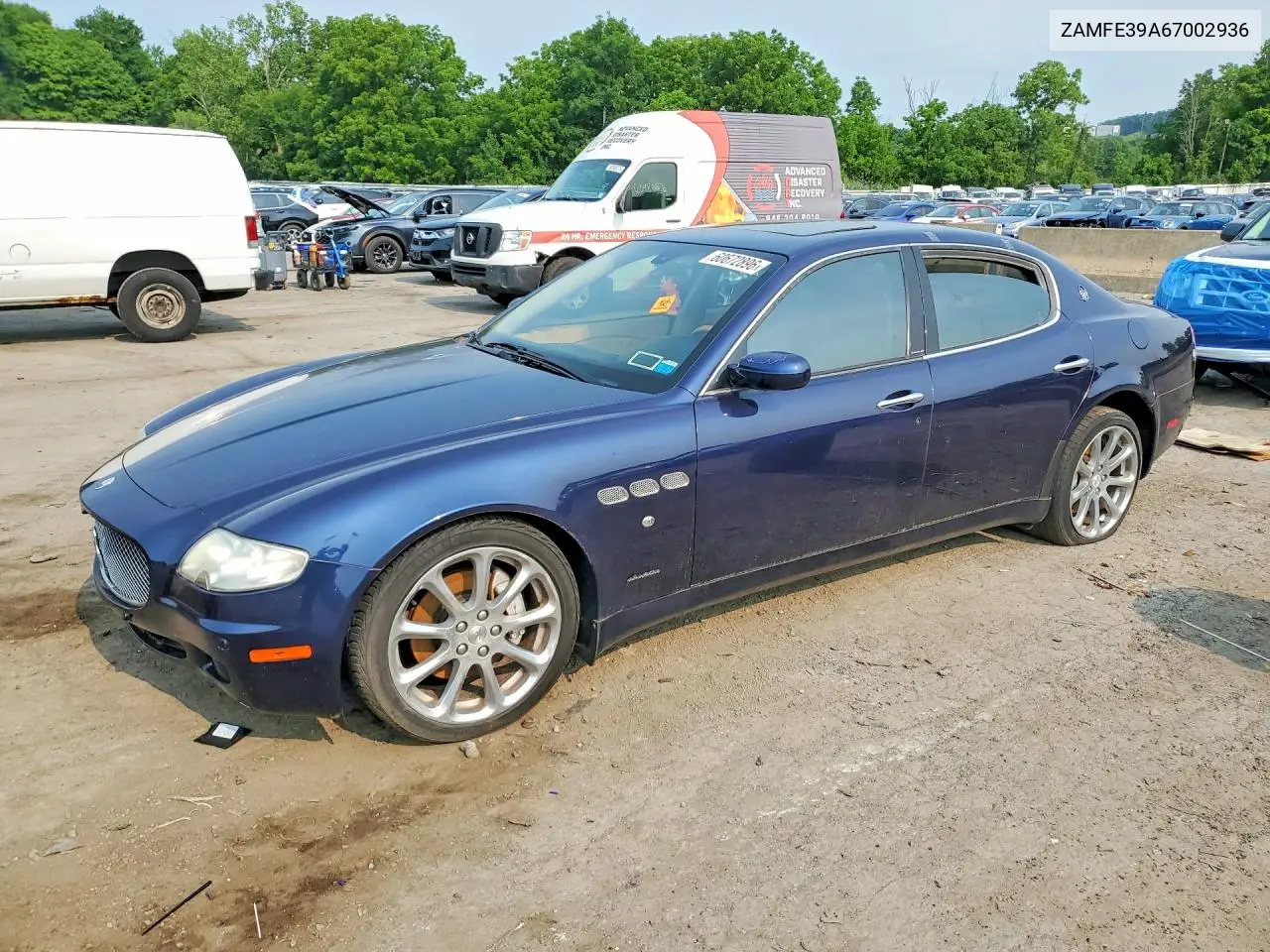2007 Maserati Quattroporte M139 VIN: ZAMFE39A670029369 Lot: 60672896