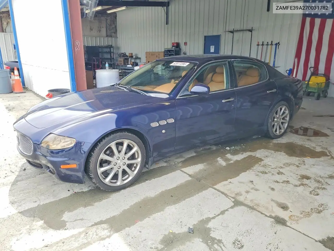 2007 Maserati Quattroporte M139 VIN: ZAMFE39A270031782 Lot: 62077286