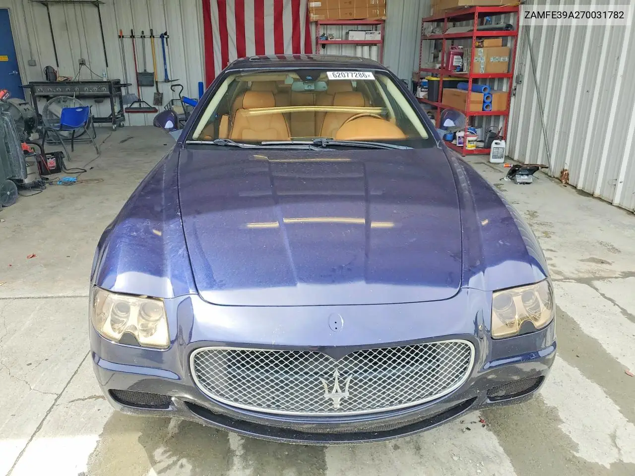 2007 Maserati Quattroporte M139 VIN: ZAMFE39A270031782 Lot: 62077286