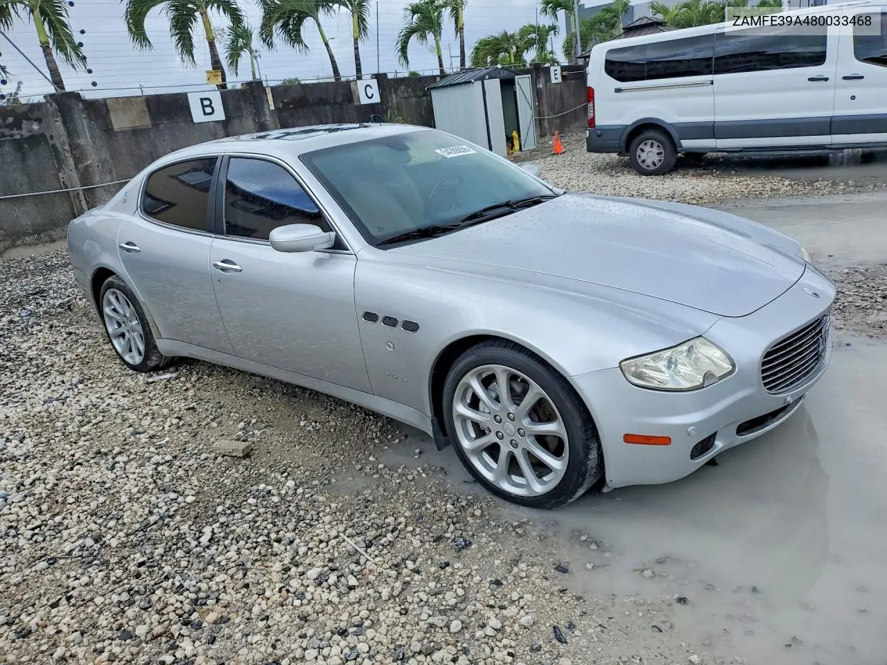 2008 Maserati Quattroporte M139 VIN: ZAMFE39A480033468 Lot: 54288856