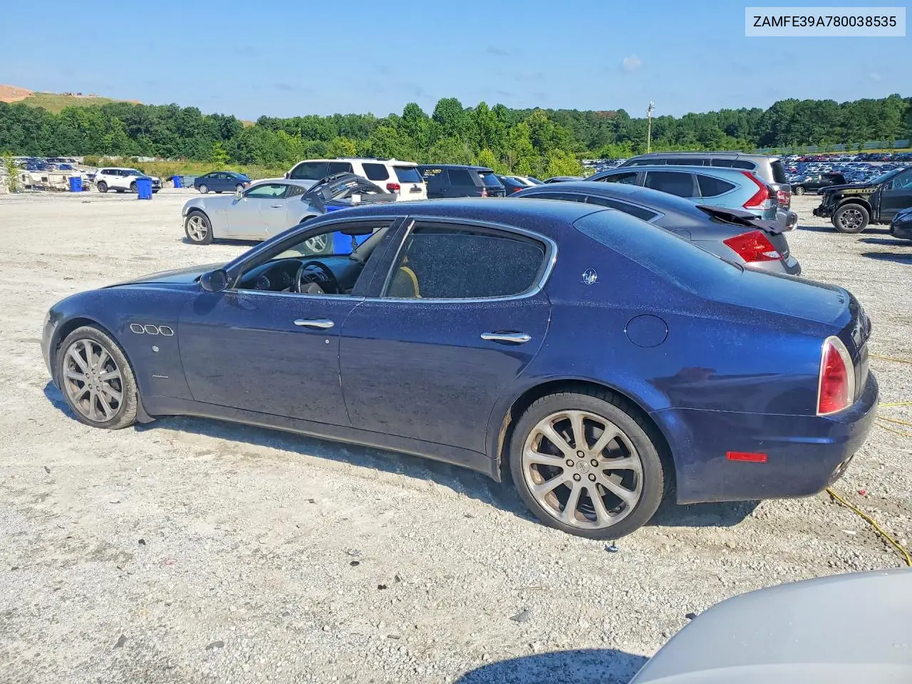 2008 Maserati Quattroporte M139 VIN: ZAMFE39A780038535 Lot: 61202216