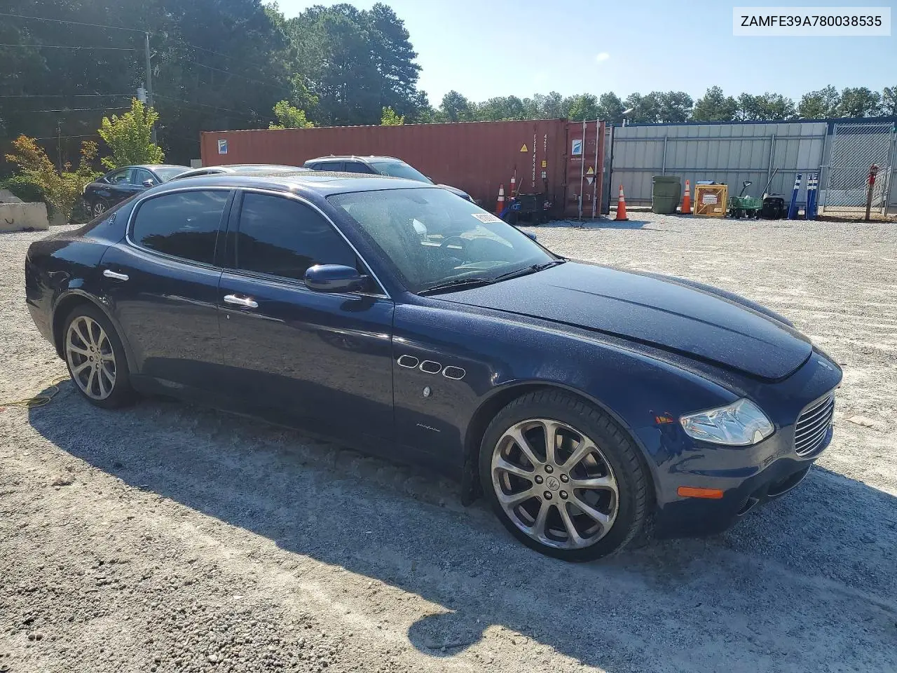 2008 Maserati Quattroporte M139 VIN: ZAMFE39A780038535 Lot: 61202216