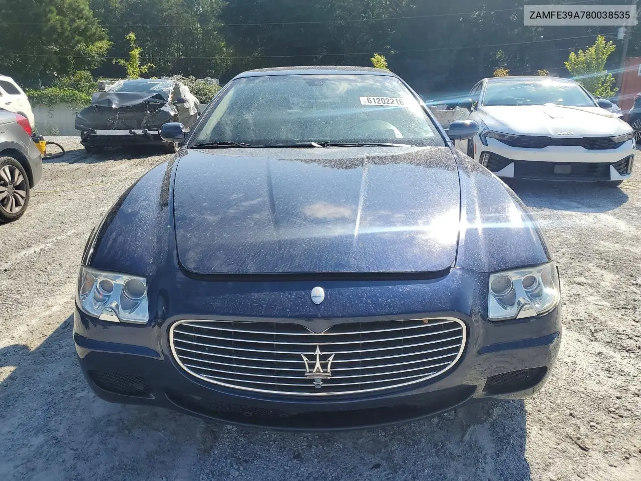 2008 Maserati Quattroporte M139 VIN: ZAMFE39A780038535 Lot: 61202216
