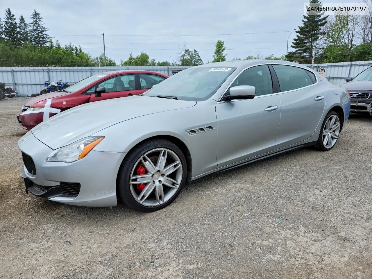 2014 Maserati Quattroporte S VIN: ZAM56RRA7E1079197 Lot: 59668576