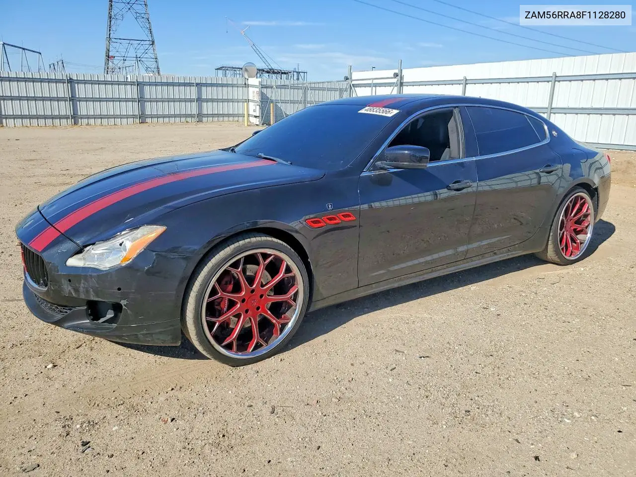 2015 Maserati Quattroporte S VIN: ZAM56RRA8F1128280 Lot: 48835566