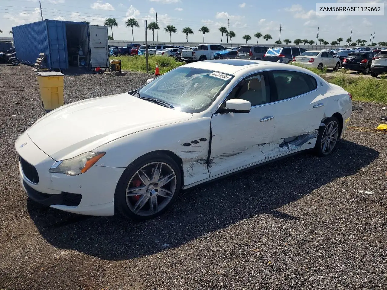 2015 Maserati Quattroporte S VIN: ZAM56RRA5F1129662 Lot: 60659056