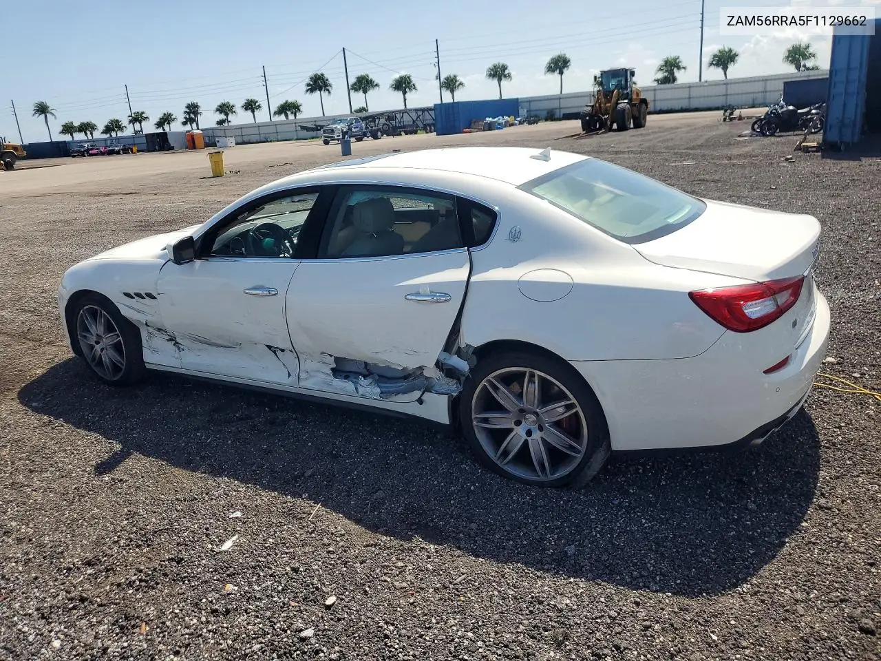 2015 Maserati Quattroporte S VIN: ZAM56RRA5F1129662 Lot: 60659056