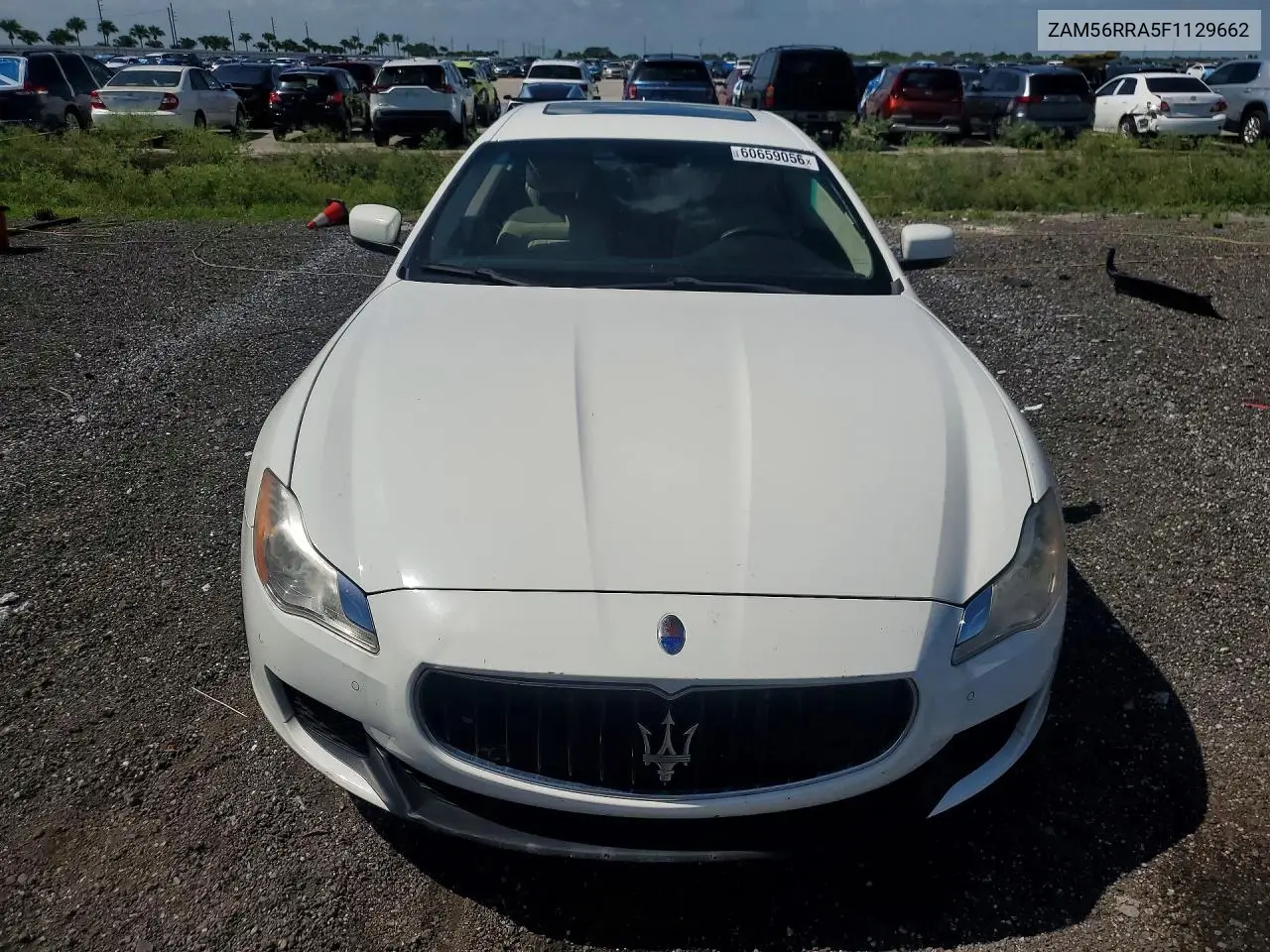 2015 Maserati Quattroporte S VIN: ZAM56RRA5F1129662 Lot: 60659056