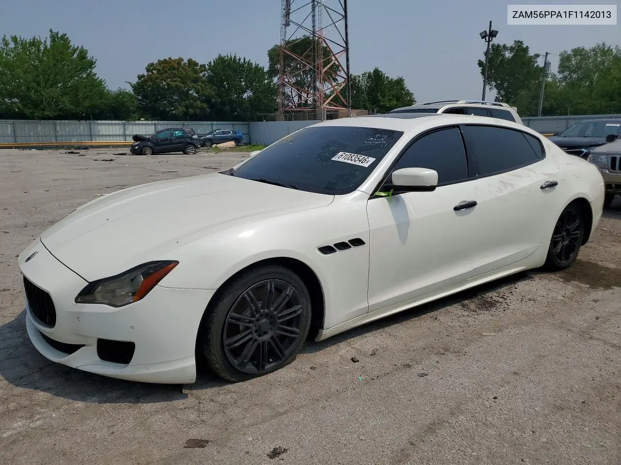 2015 Maserati Quattroporte Gts VIN: ZAM56PPA1F1142013 Lot: 61083546