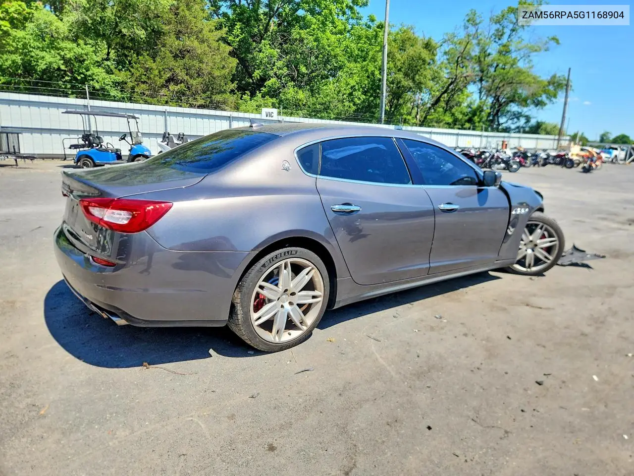2016 Maserati Quattroporte S VIN: ZAM56RPA5G1168904 Lot: 55549086