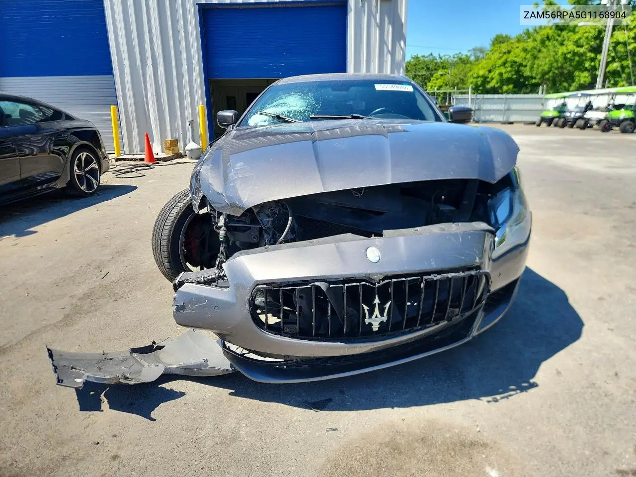 2016 Maserati Quattroporte S VIN: ZAM56RPA5G1168904 Lot: 55549086