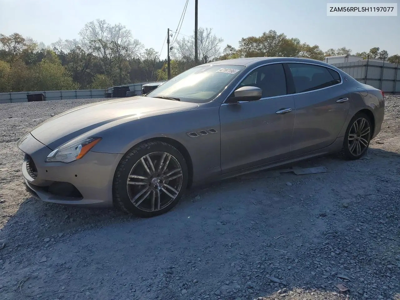 2017 Maserati Quattroporte S VIN: ZAM56RPL5H1197077 Lot: 47197196