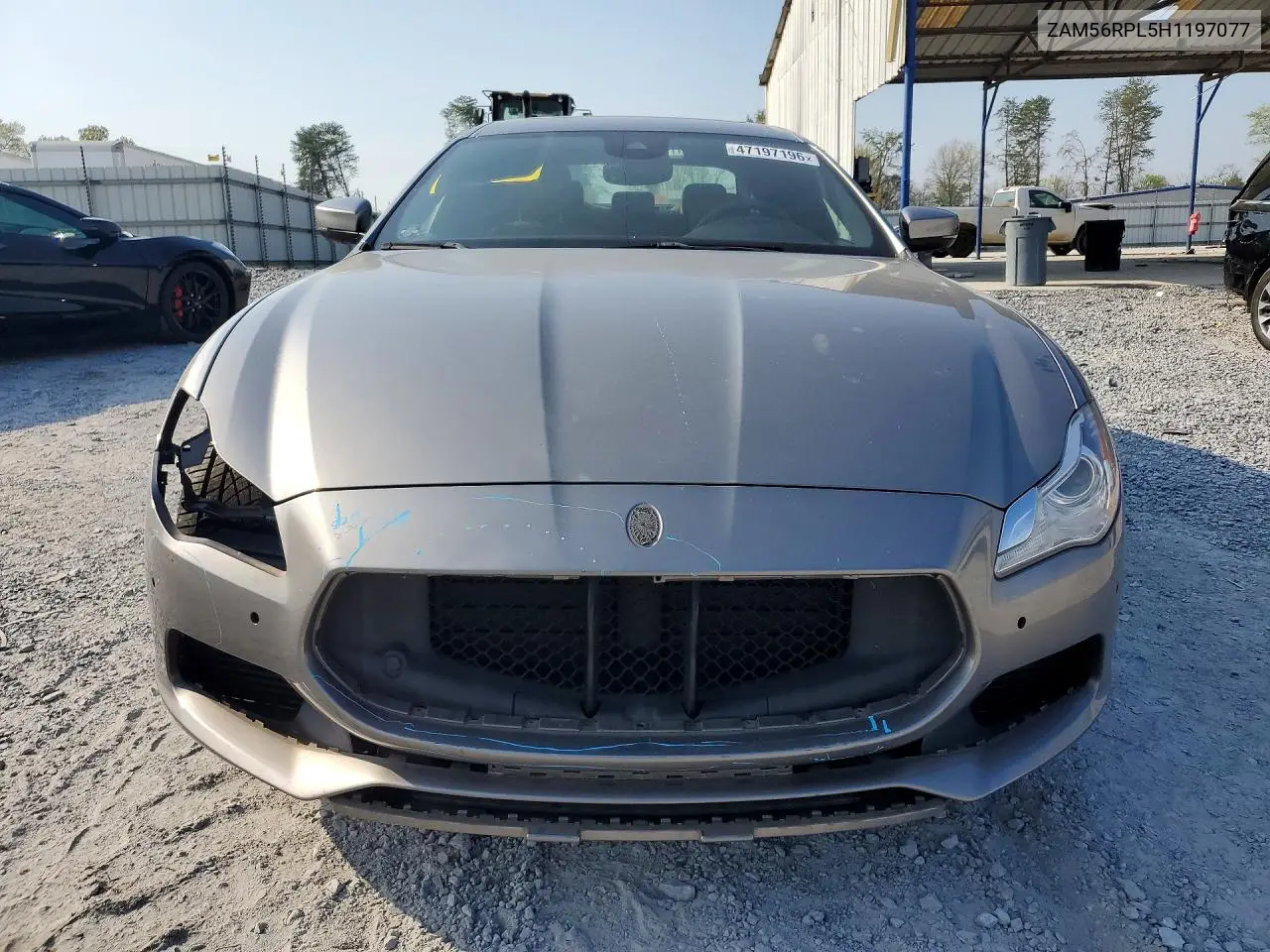 2017 Maserati Quattroporte S VIN: ZAM56RPL5H1197077 Lot: 47197196
