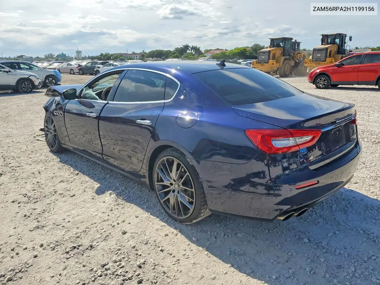 2017 Maserati Quattroporte S VIN: ZAM56RPA2H1199156 Lot: 56843486