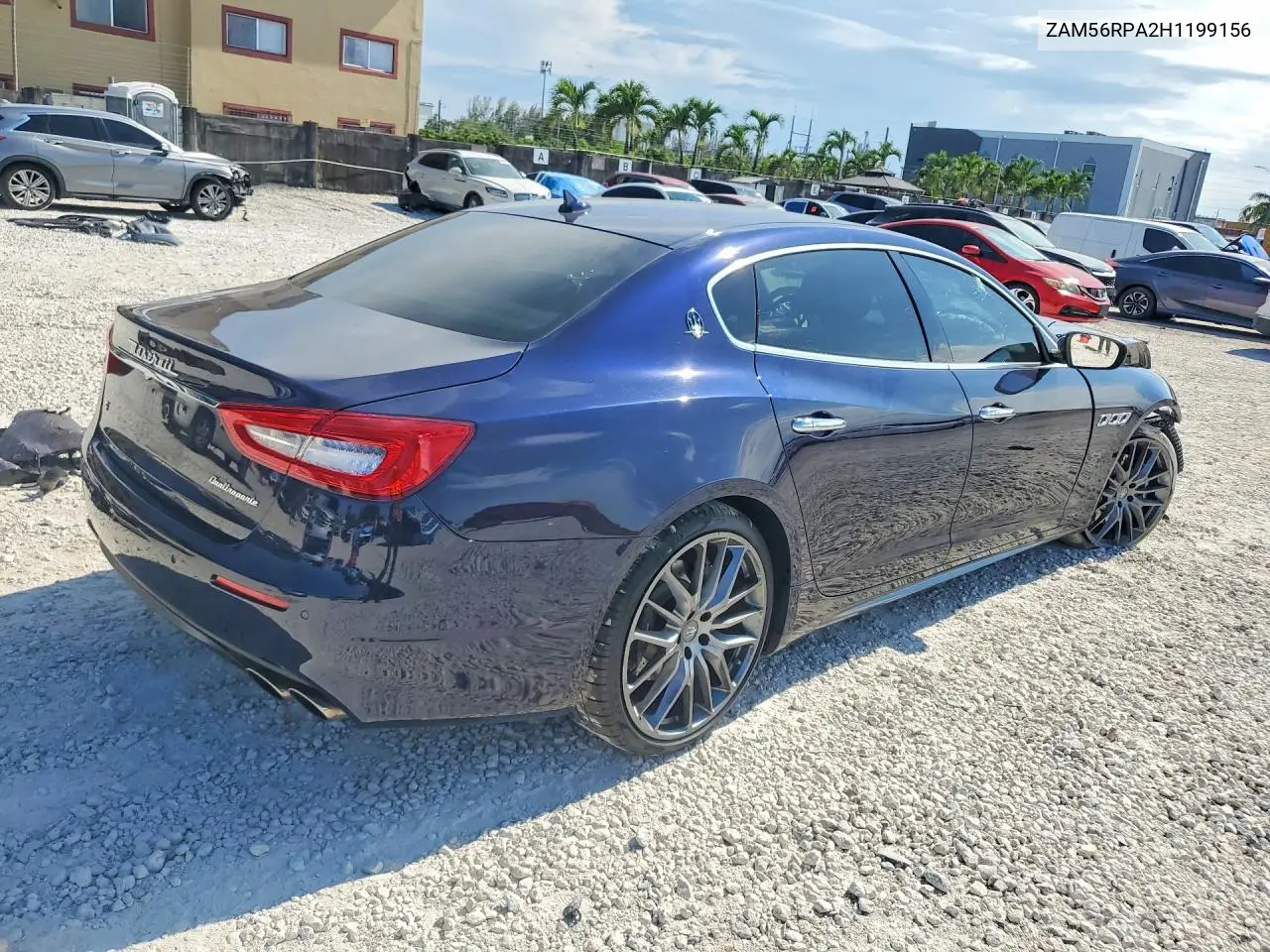 2017 Maserati Quattroporte S VIN: ZAM56RPA2H1199156 Lot: 56843486